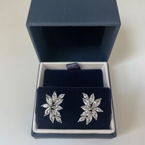 Bridal Stud Earrings - Mariell Cubic Zirconia Crystal